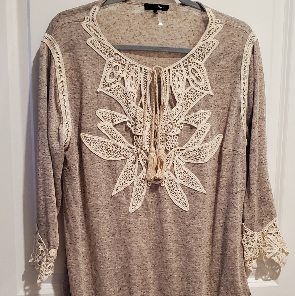 Embroidered top